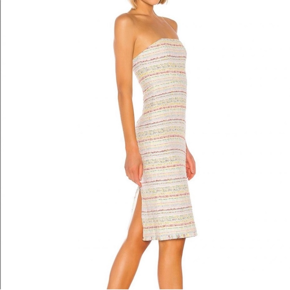 Ndb Rosalie Multicolor Strapless Dress View 2